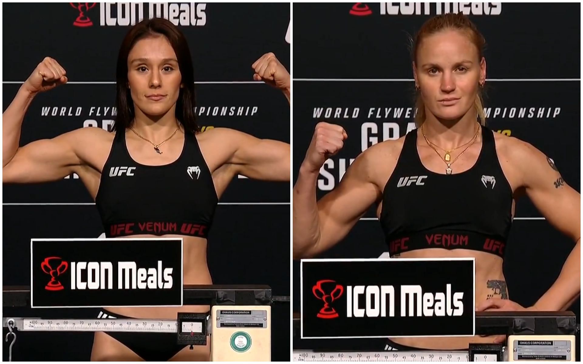 Noche UFC: Alexa Grasso vs. Valentina Shevchenko 2 weigh-in