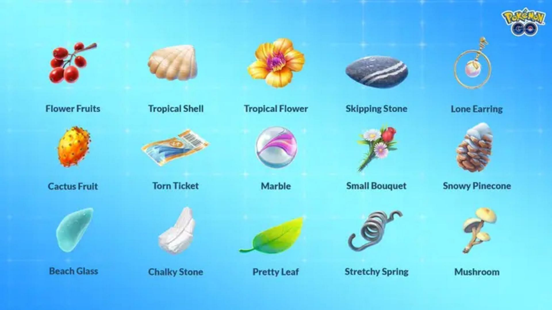 Souvenirs (Image via Niantic)