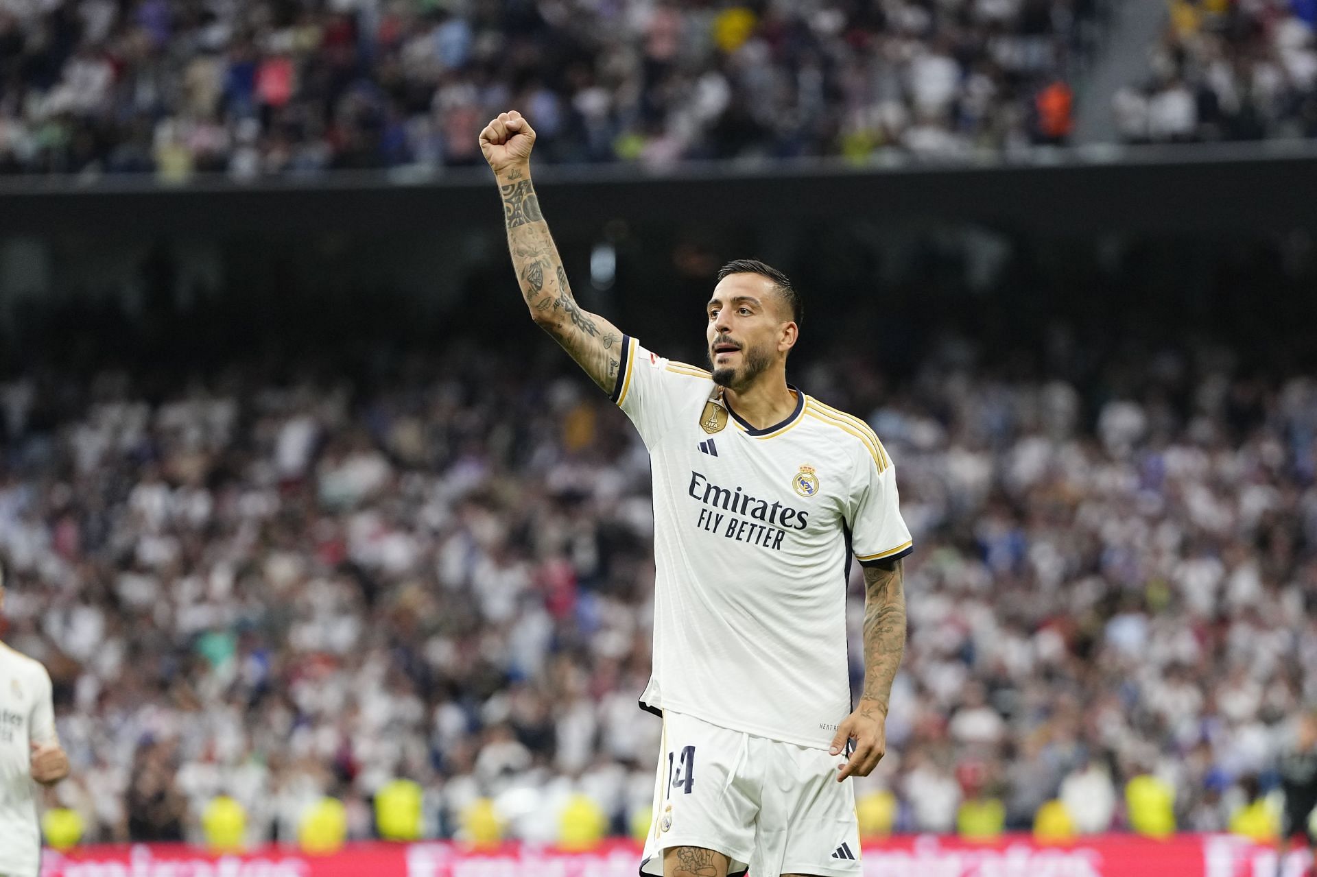 Joselu has slotted in well at the Santiago Bernabeu