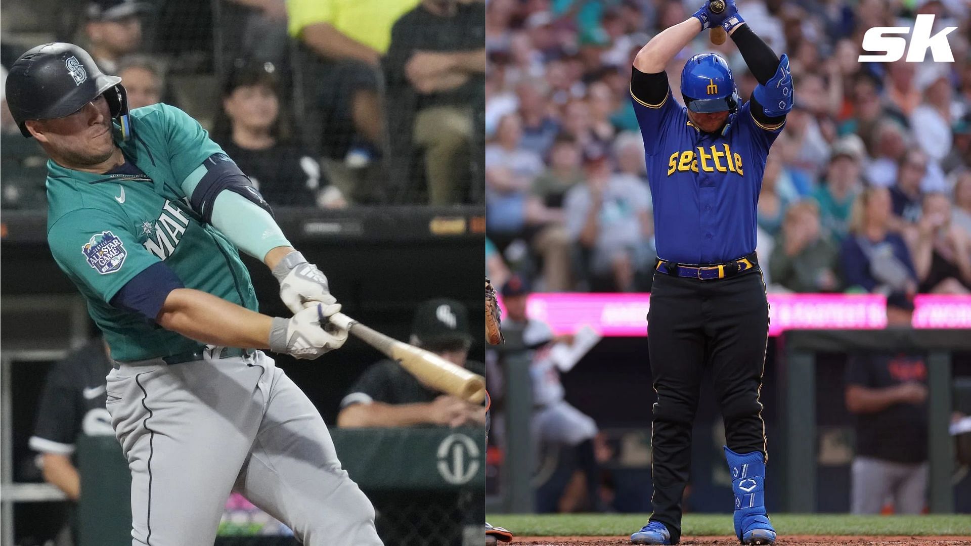 What happened to Ty France? Mariners slugger leaves game early after being  hit by a pitch on his right elbow