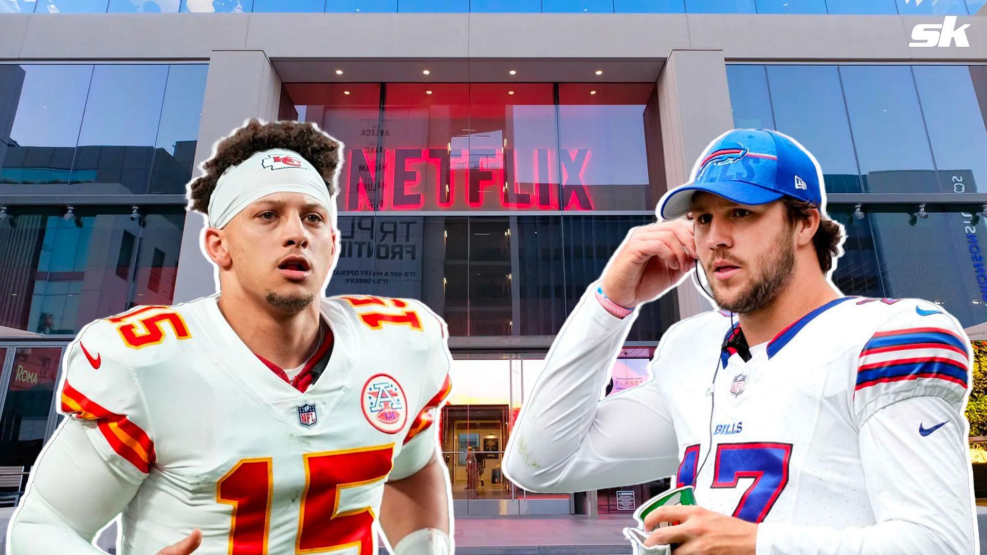 Josh Allen consults Patrick Mahomes about potential appearance on Netflix