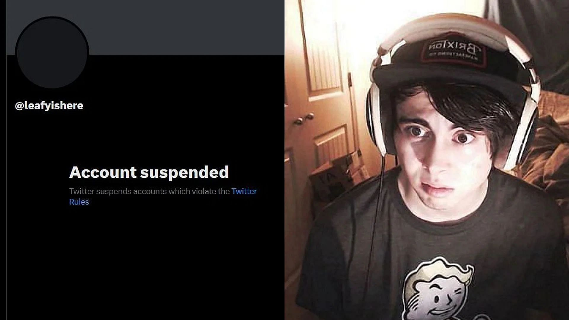 Controversial YouTuber LeafyIsHere has once again been banned from X