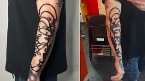 [PHOTO] Top WWE star reveals massive arm tattoo