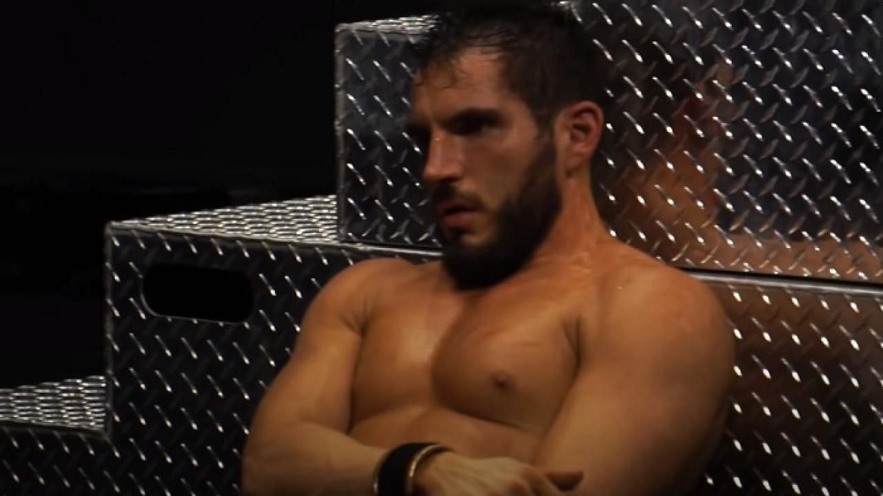Johnny Gargano performs on the RAW brand.