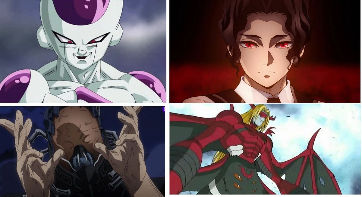 Pure evil anime villains, old and new (Image via Sportskeeda)