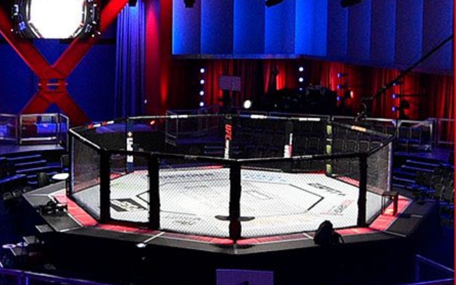 UFC octagon [Photo credit: @danawhite - X]