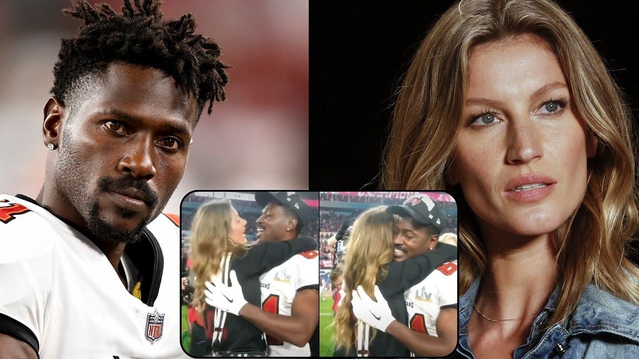 Antonio Browns opens up about the viral Gisele Bundchen picture.