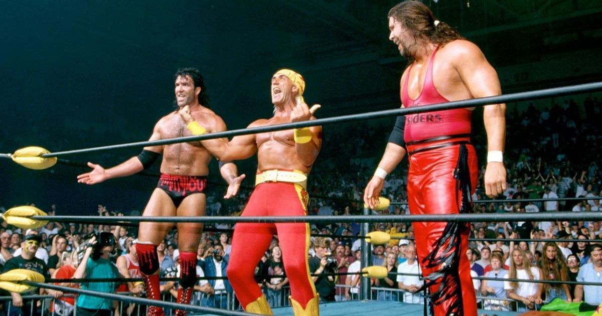 Scott Hall, Hulk Hogan, and Kevin Nash.