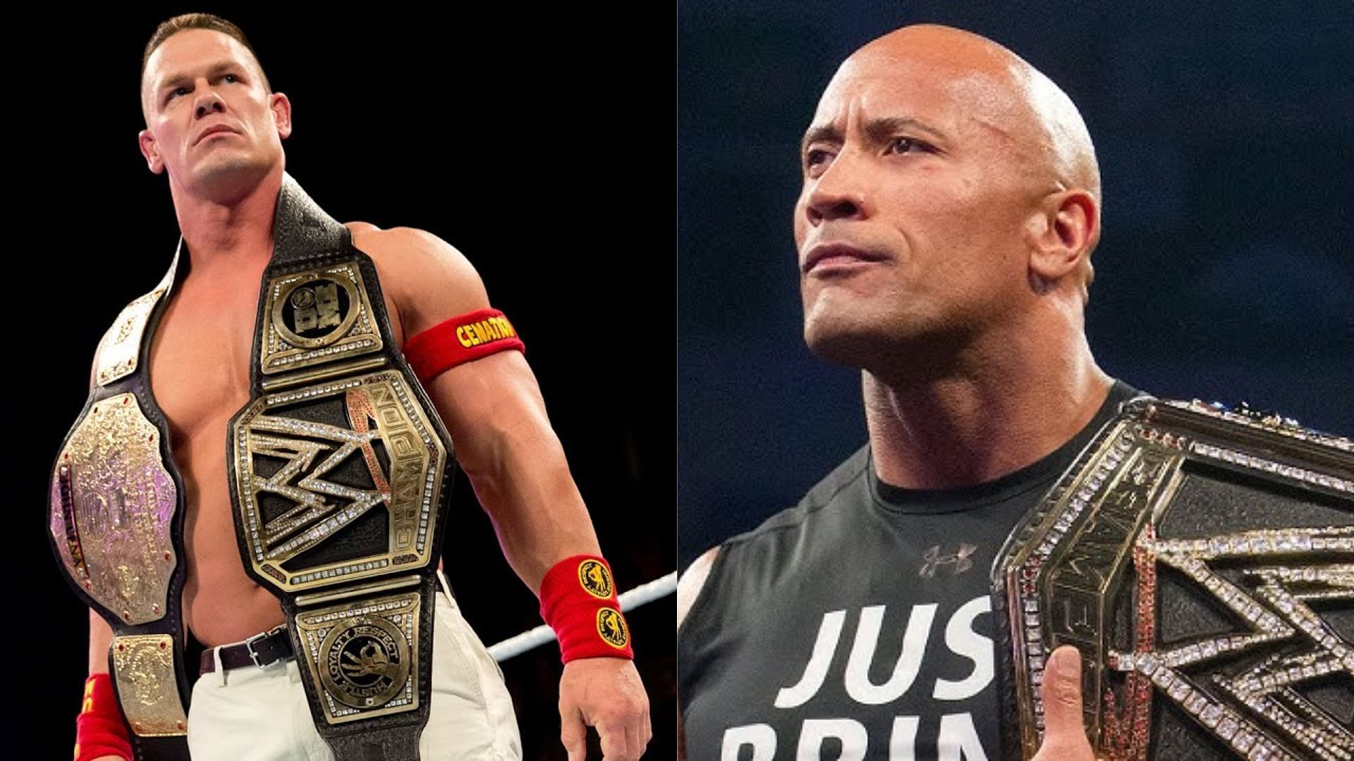 John Cena and The Rock were both seen on WWE Smackdown