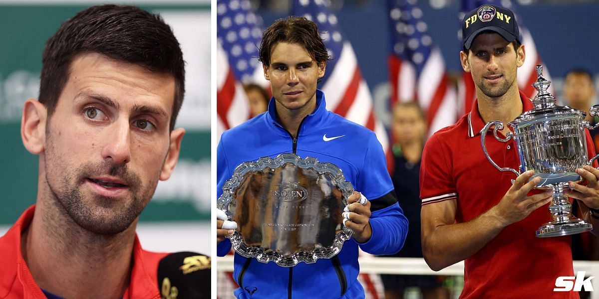 Novak Djokovic and Rafael Nadal