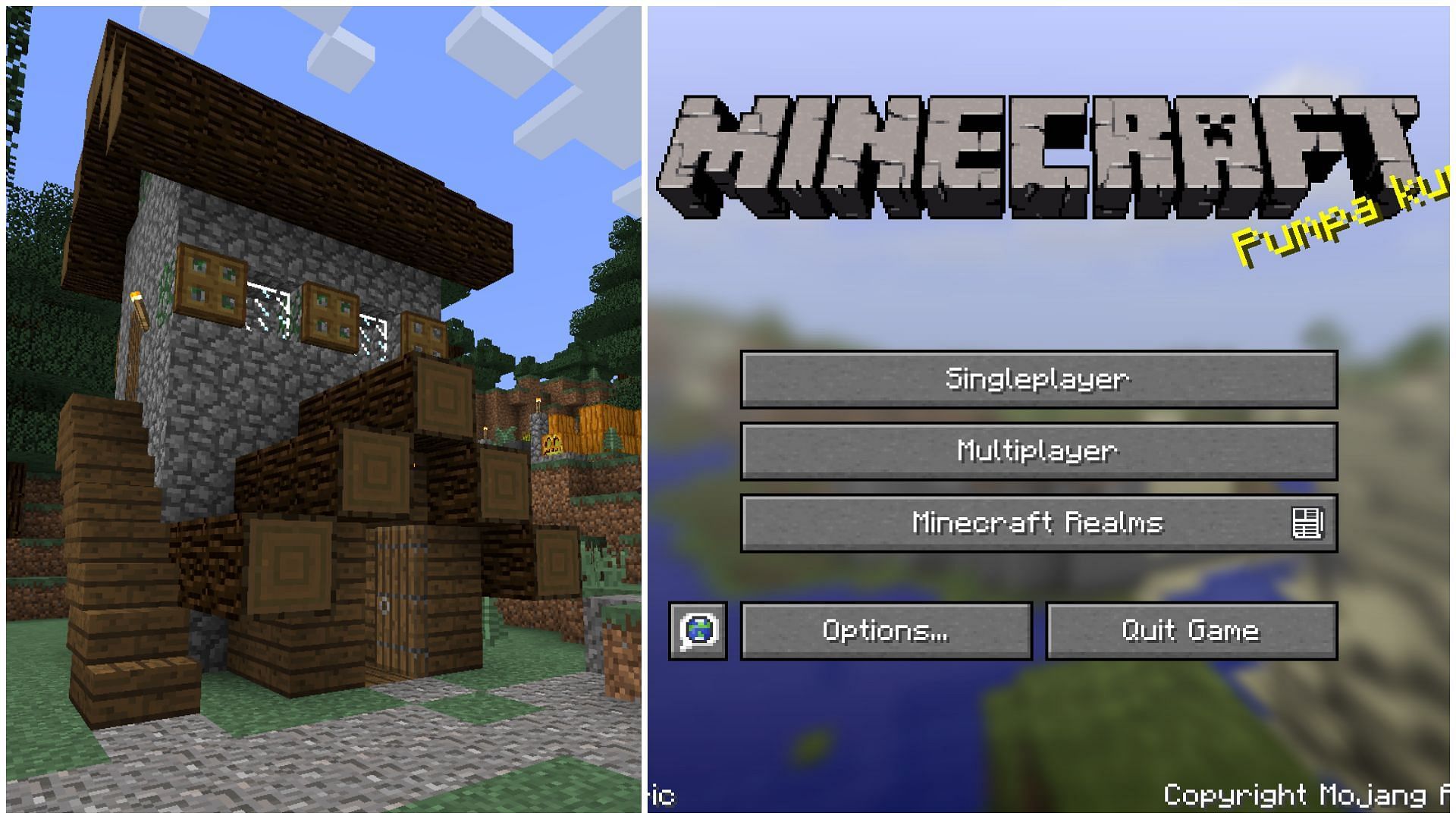 Players can easily get old classic textures for latest Minecraft versions (Image via Sportskeeda)
