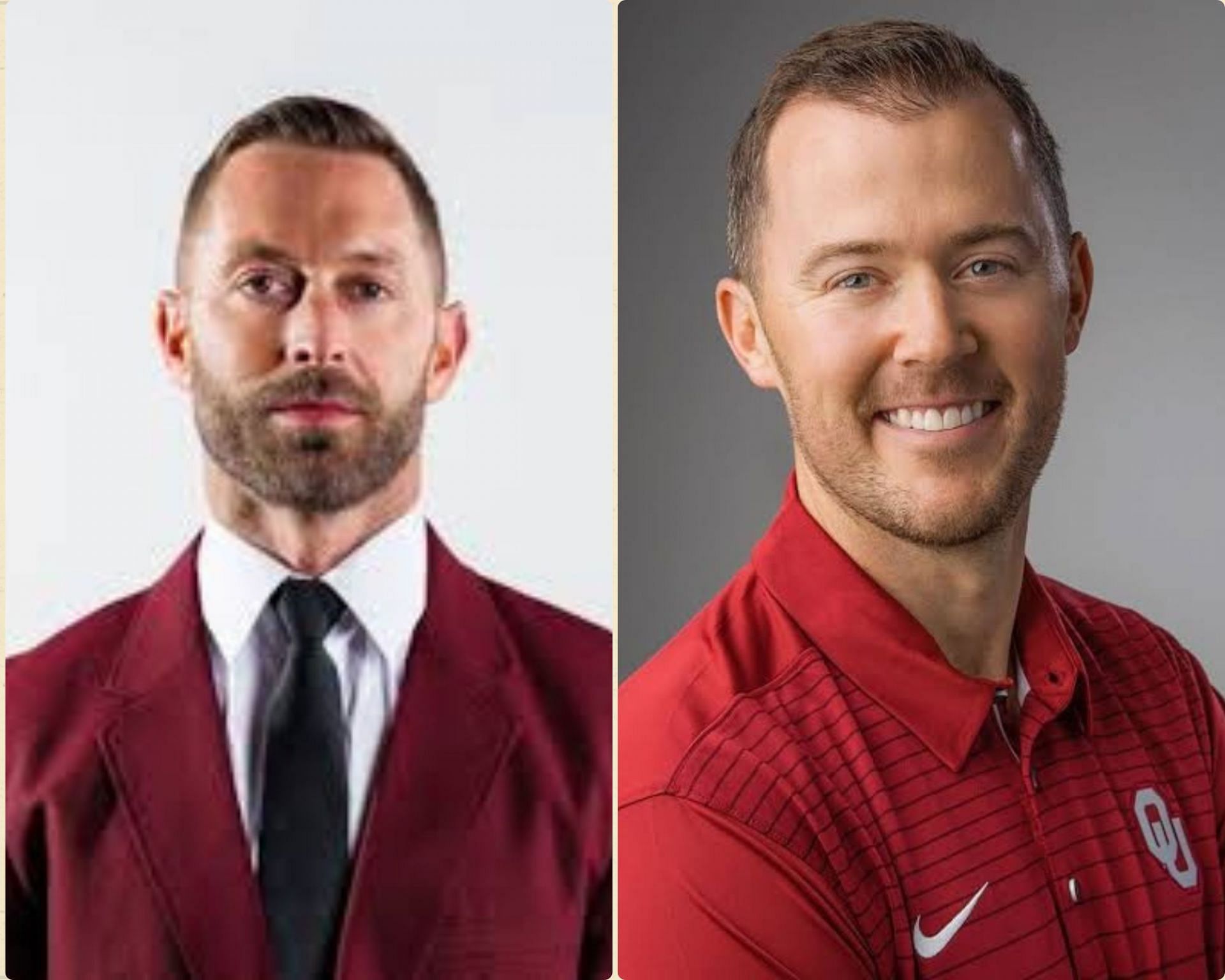 USC Trojans football offensive analyst, Kliff Kingsbury and head coach, Lincoln Riley