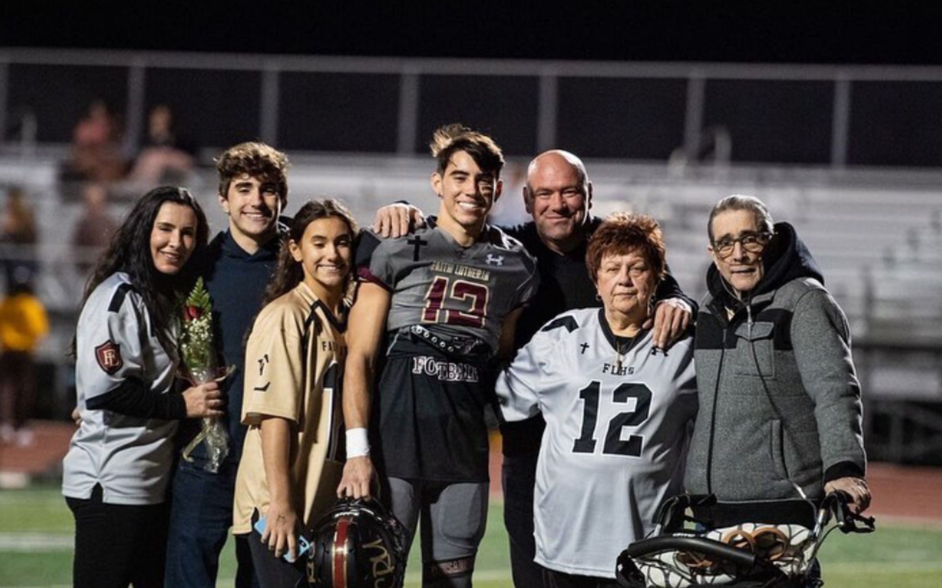 Dana White with family [Image credits: @danaiiiwhite on Instagram] 