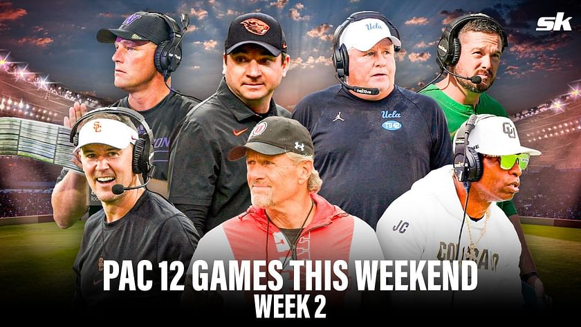 Pac-12 Games TV Schedule: Channel & Live Stream Info - Week 2