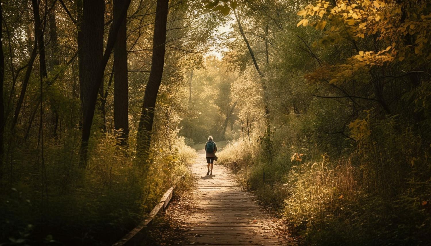 Take a walk, long and slow. (Image via Freepik/ freepik)