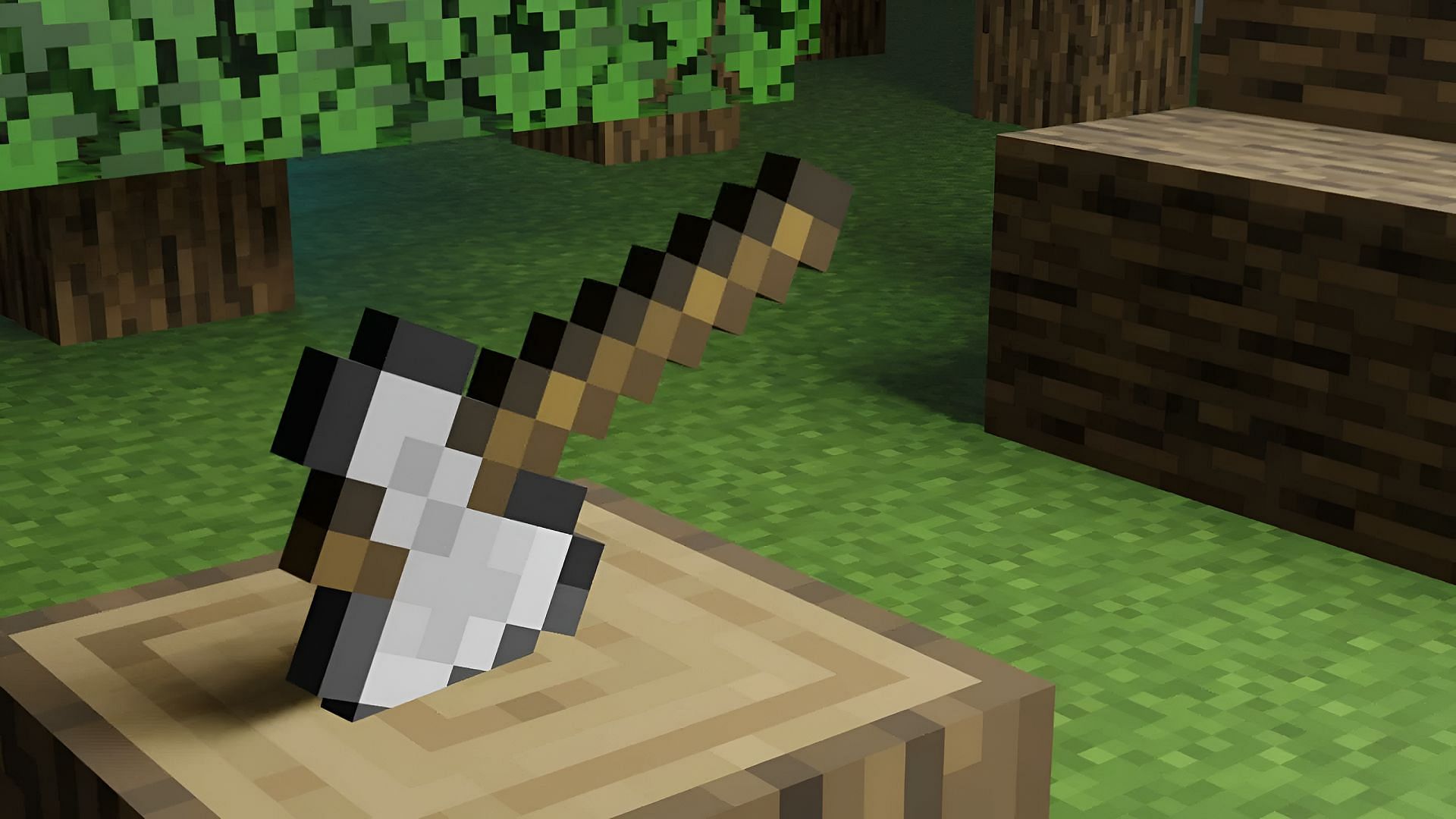 Axes are Weapons removes the penalties for using axes in Minecraft combat (Image via Mojang)