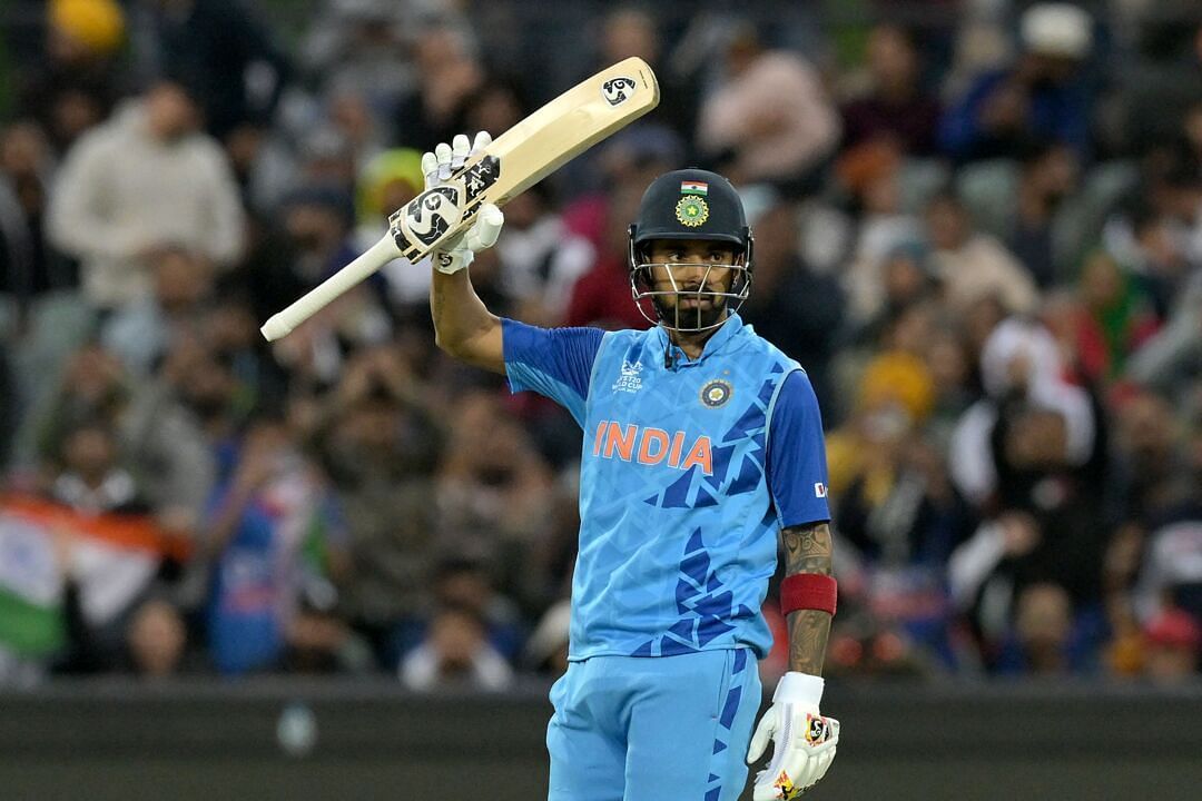 KL Rahul in action (Image Courtesy: ICC Cricket)