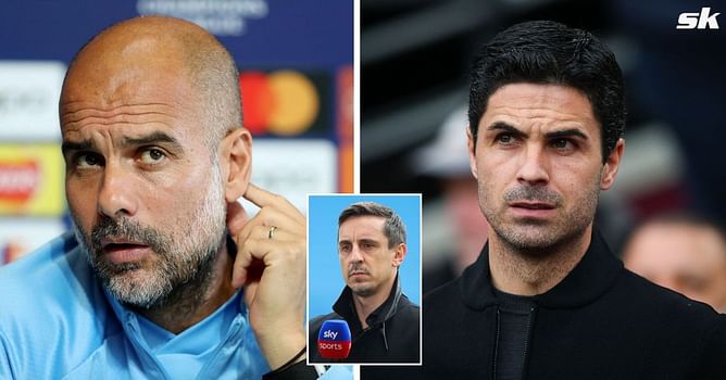 “He’d take him in an absolute heartbeat” – Gary Neville names Arsenal star Guardiola would welcome at Manchester City