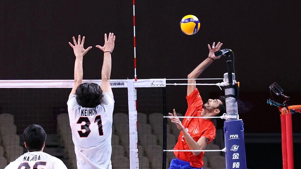 India lose to Japan in Asian Games 2023 volleyball quarterfinal (Image via Asian Volleyball Confederation)(