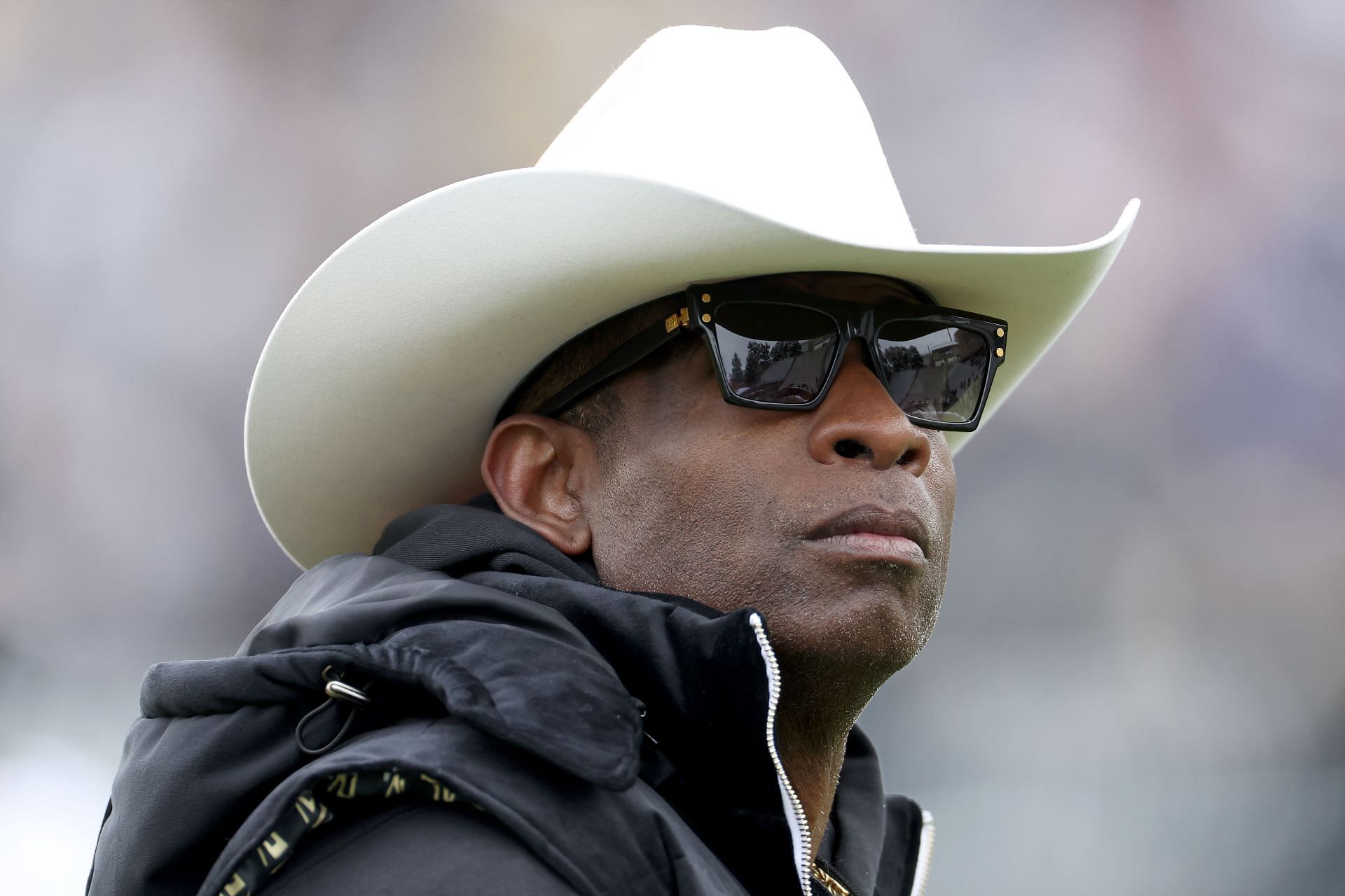Deion Sanders during the Colorado Football Spring Game