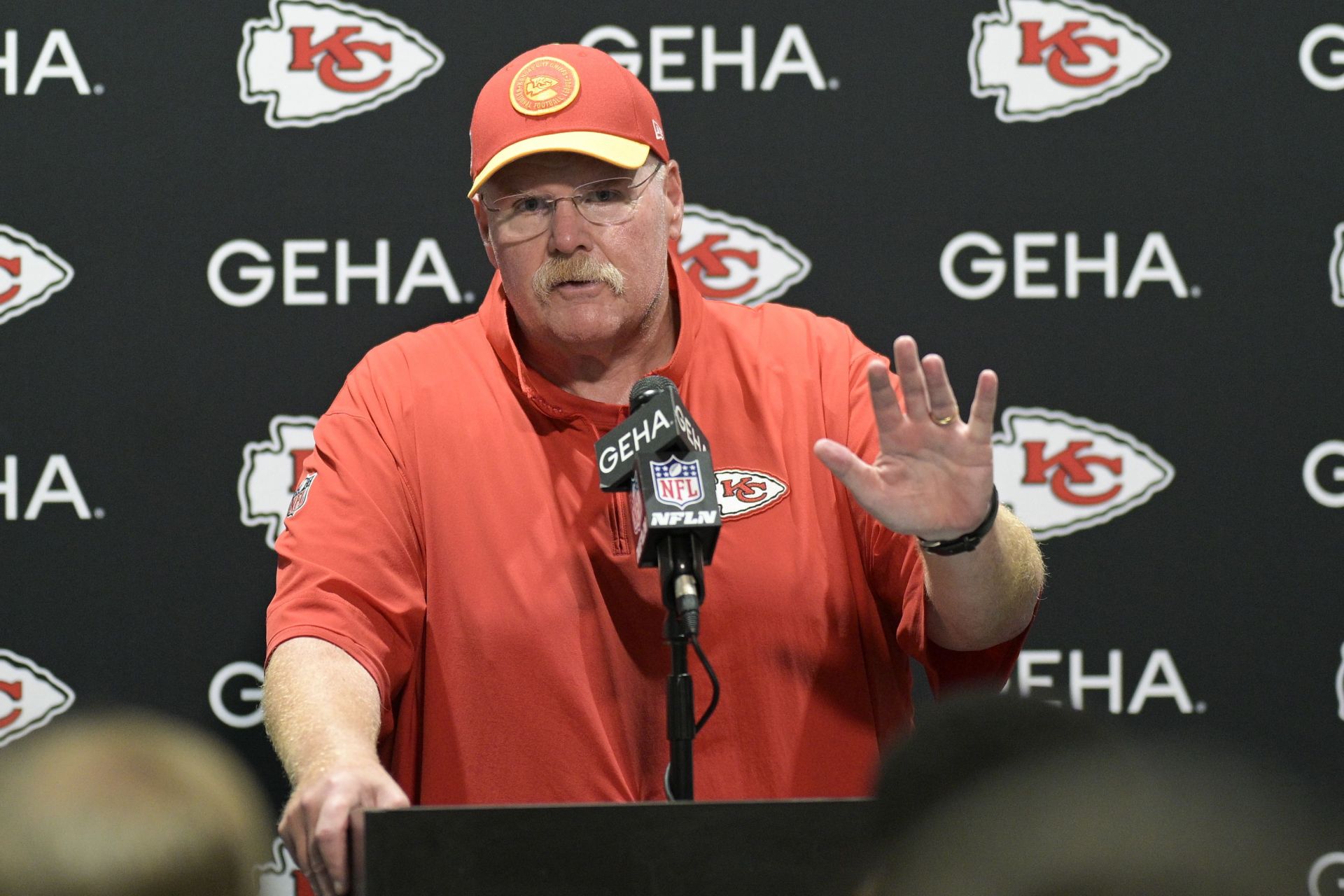 Kansas City Chiefs head coach Andy Reid