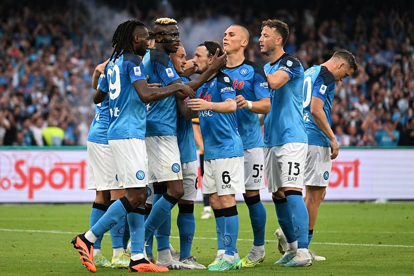 GENOVA - NOV 10, 2018: Napoli Team Photo. C.F.C Genoa - SSC Napoli