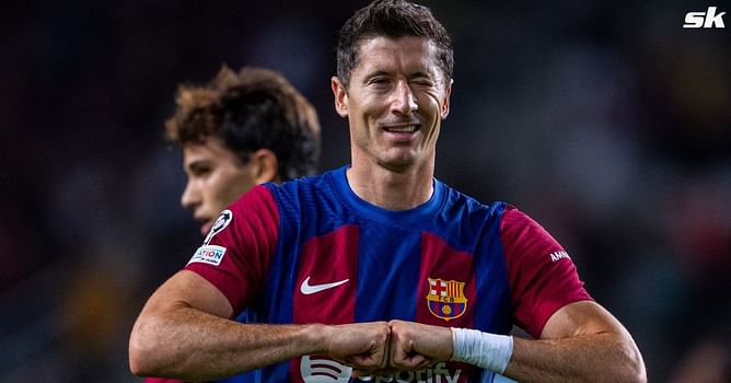 Barcelona star Robert Lewandowski reaches incredible landmark in European competitions after scoring against Antwerp