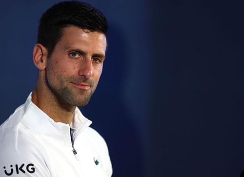 Novak Djokovic Press Conference At Dubai Duty Free Tennis Championships