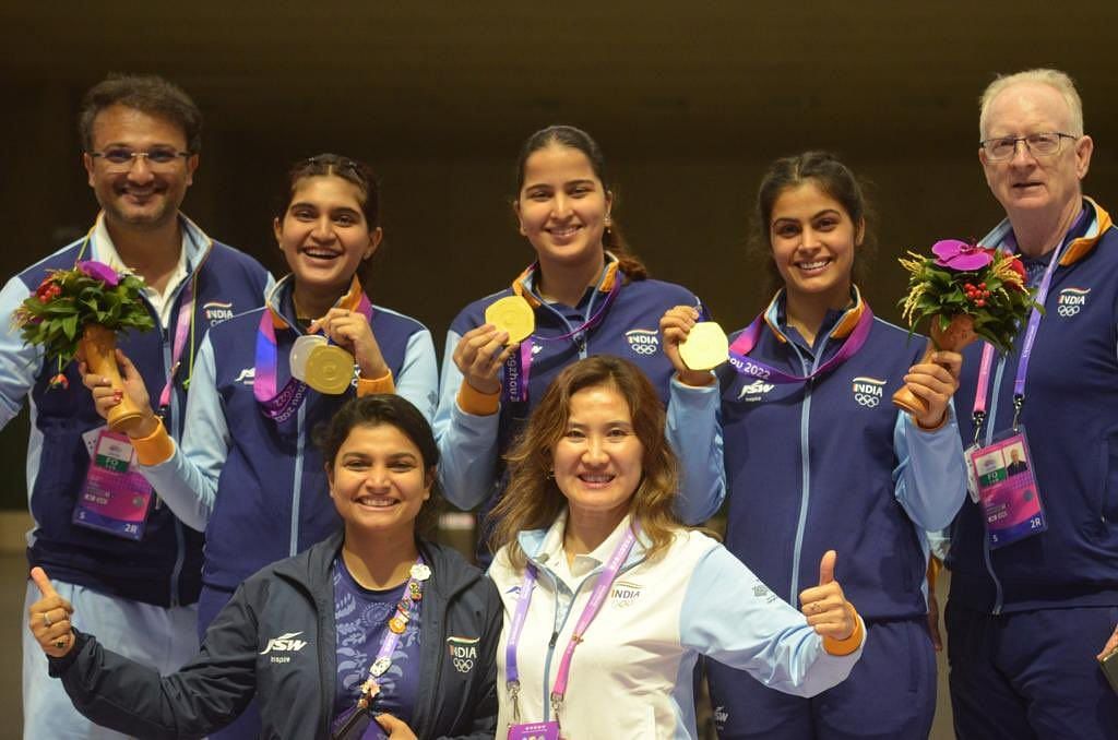 Indian Shooting Asian Games 2023 Results Day 4: Shooters add seven ...