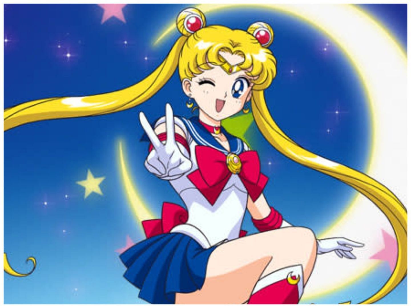When it was first released in Japan, Sailor Moon was called Pretty Soldier Sailor Moon and later became Pretty Guardian Sailor Moon. (Image via Toei Animation)