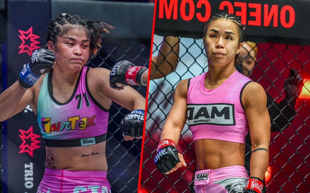 Stamp Fairtex (left) and Ham Seo Hee (left).