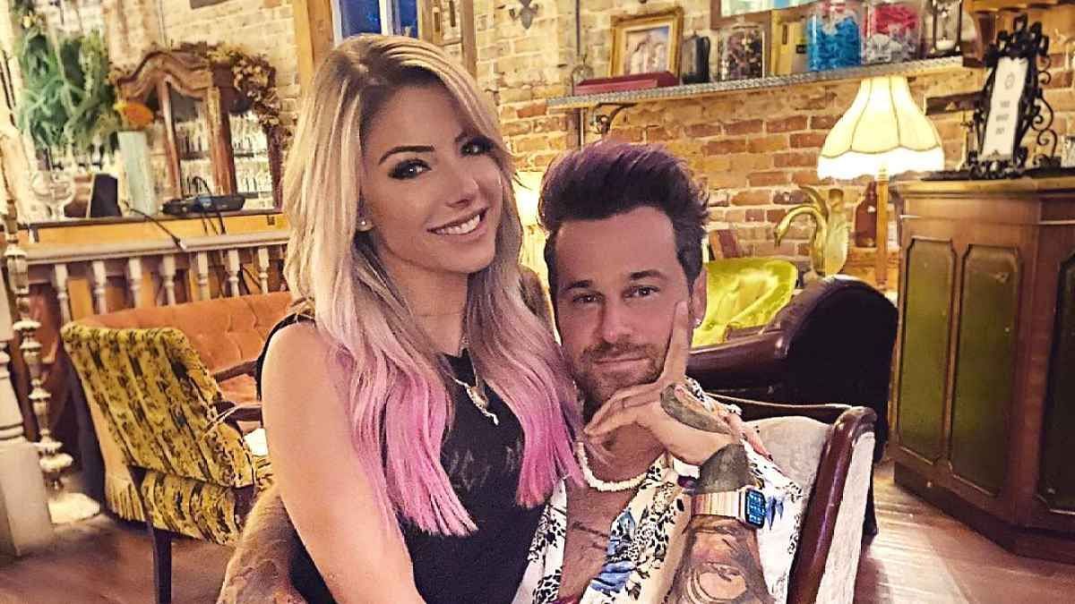 Ryan Cabrera and WWE Superstar Alexa Bliss together.