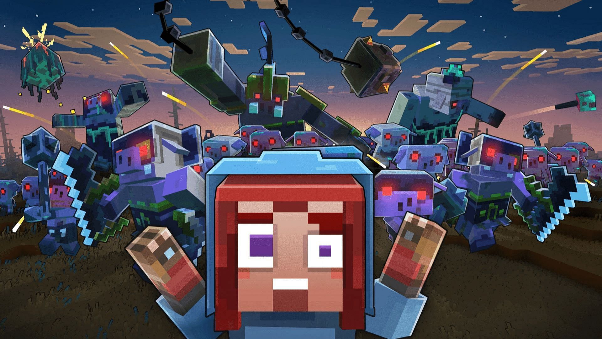 The foes faced in Lost Legends can be a step up from Minecraft Legends&#039; campaign (Image via Mojang)