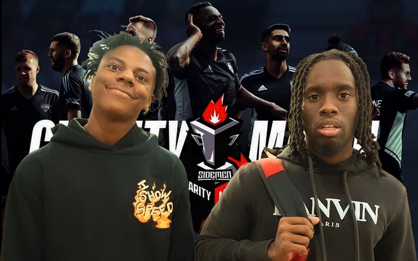 IShowSpeed has been confirmed for the Sidemen Charity Match 2023