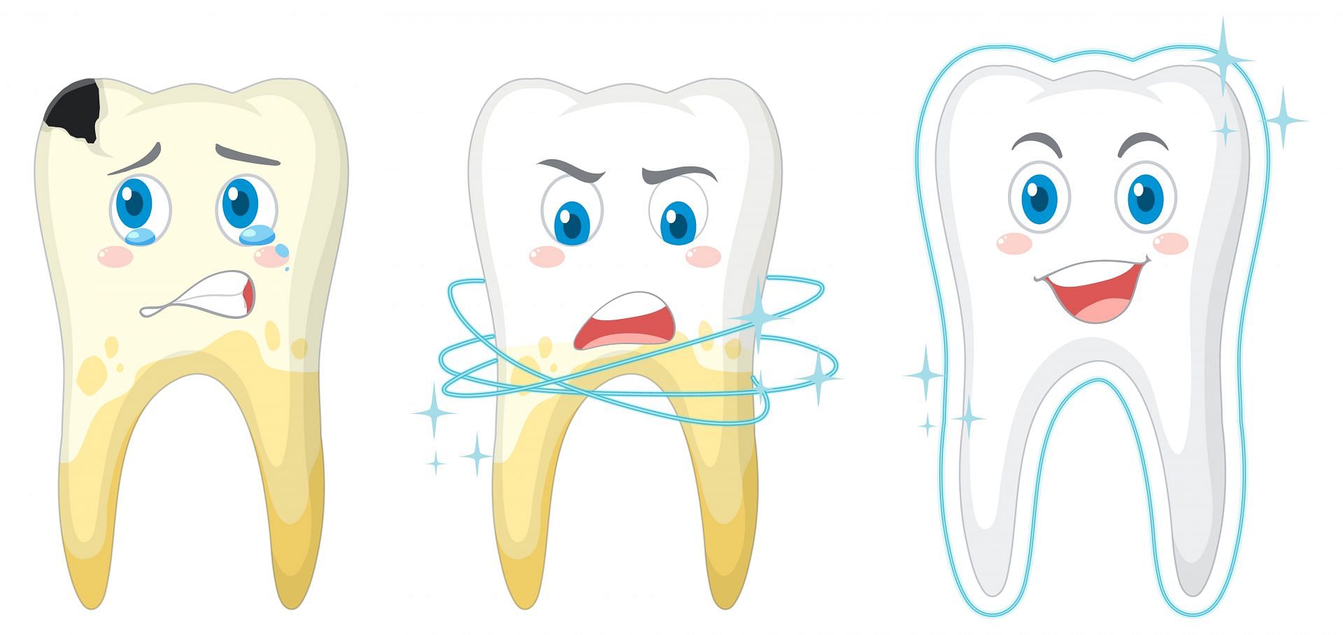 Dentine can be responsible for the yellowing of teeth (Image by brgfx on Freepik)