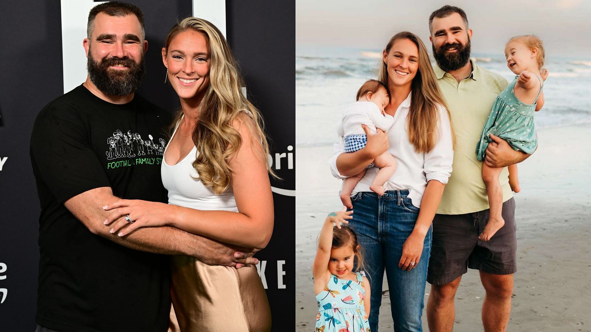 Jason Kelce speaks about the effects of fame on her children and wife.