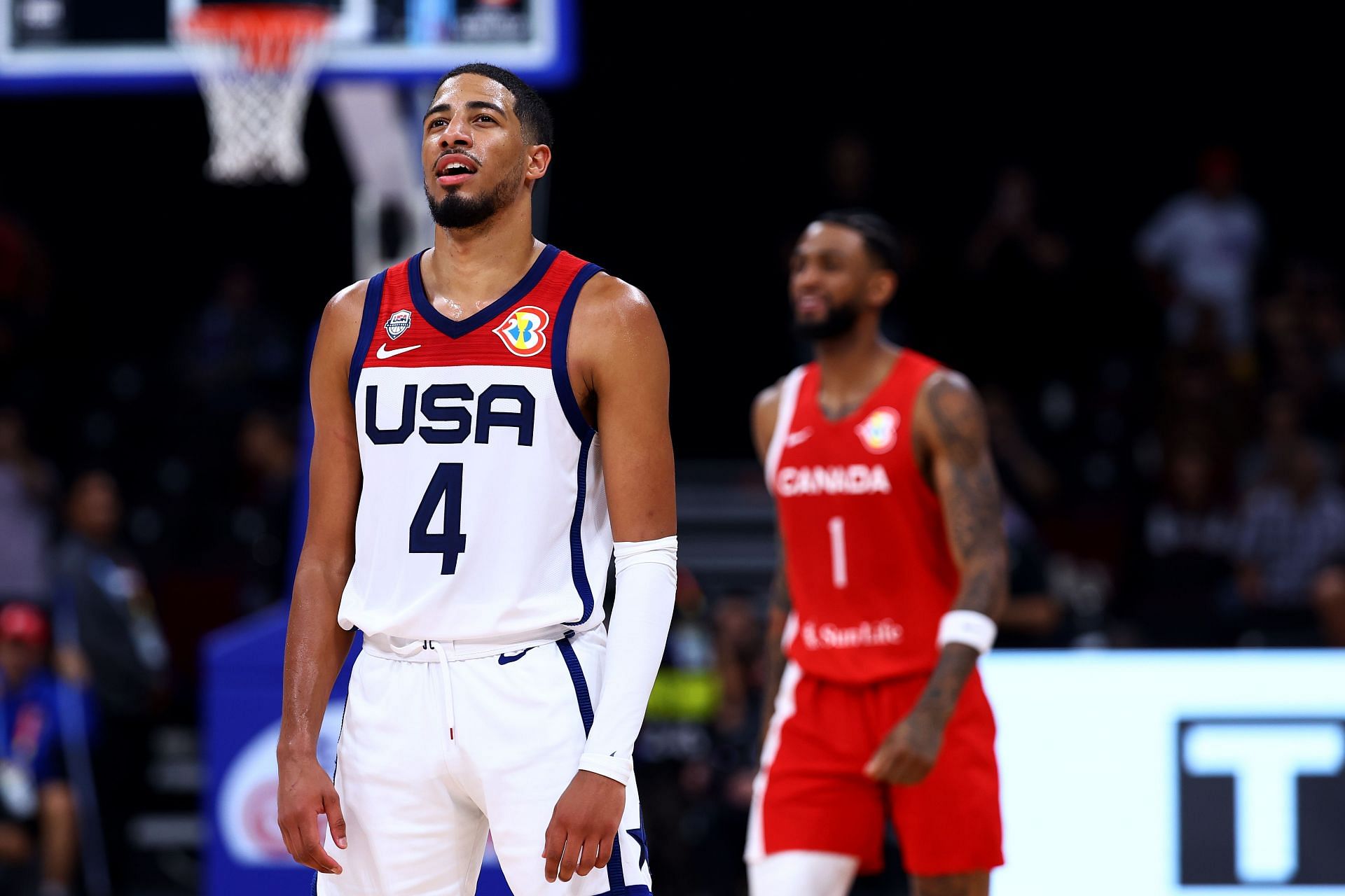 Tyrese Haliburton, USA v Canada: 3rd Place Game - FIBA Basketball World Cup