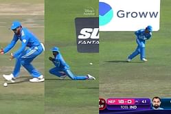 [WATCH] Iyer, Kohli and Kishan drop regulation catches in first 5 overs of IND vs NEP Asia Cup 2023 clash