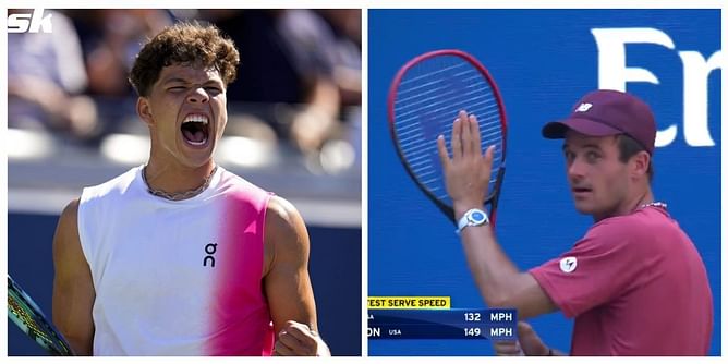 Ben Shelton breaks his own record for fastest US Open 2023 serve with 149mph ace; Tommy Paul joins crowd in applause for compatriot