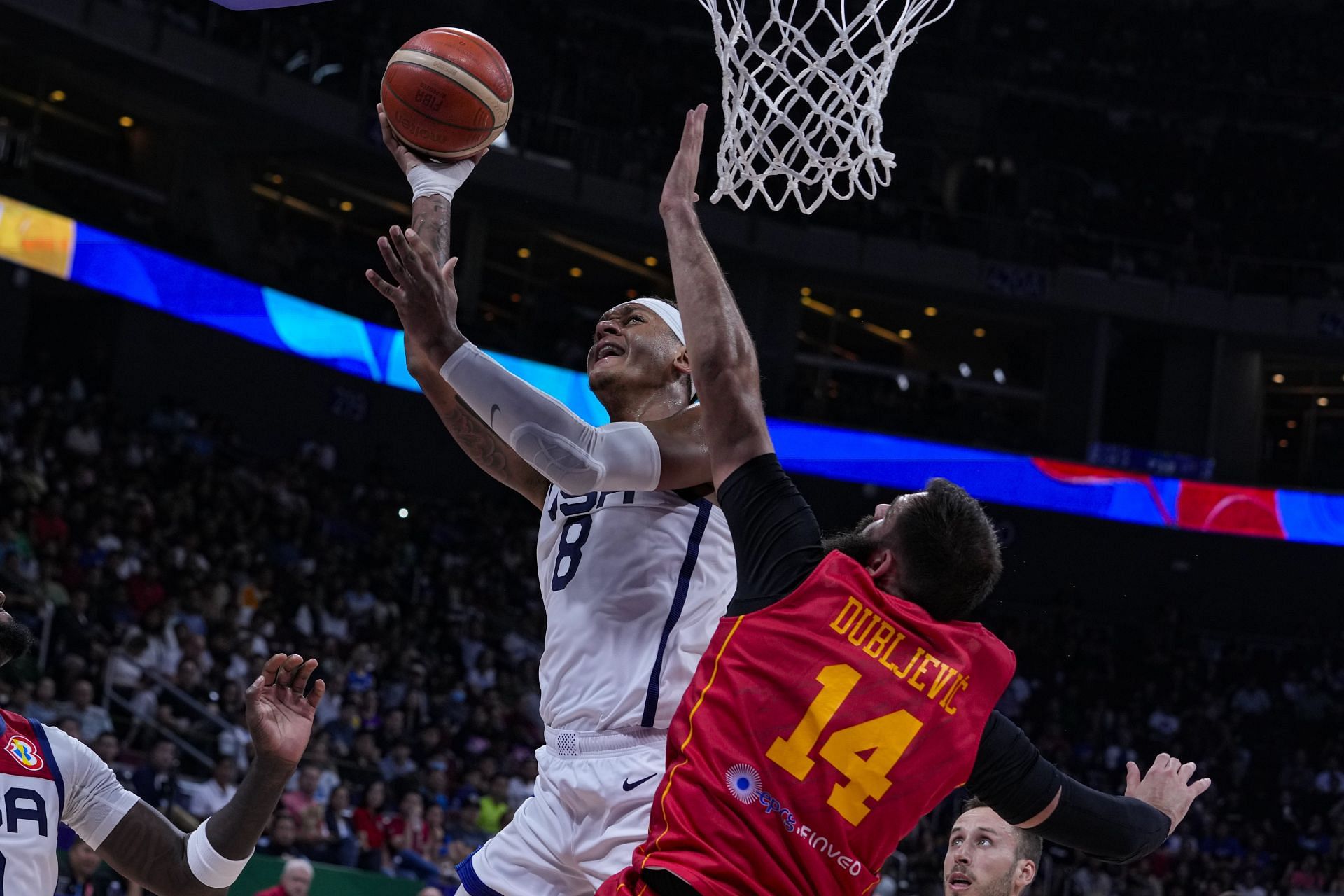 World Cup US Montenegro Basketball