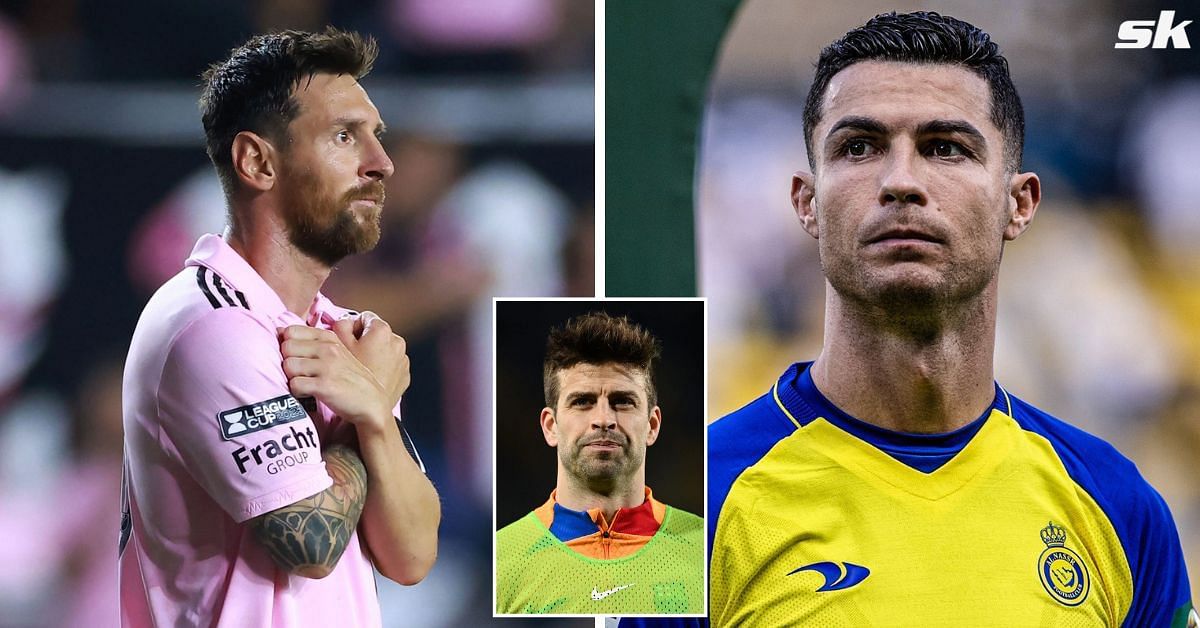 Gerard Pique selects Lionel Messi and Cristiano Ronaldo in his dream team.