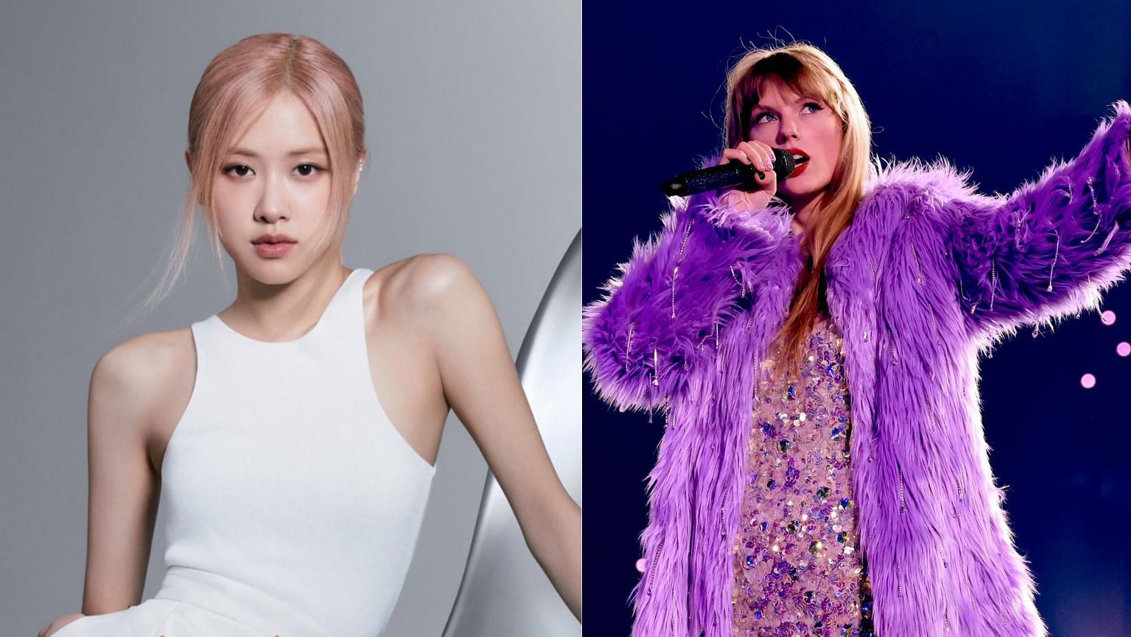 Featuring BLACKPINK&rsquo;s Ros&eacute; and Taylor Swift (Images via Twitter)
