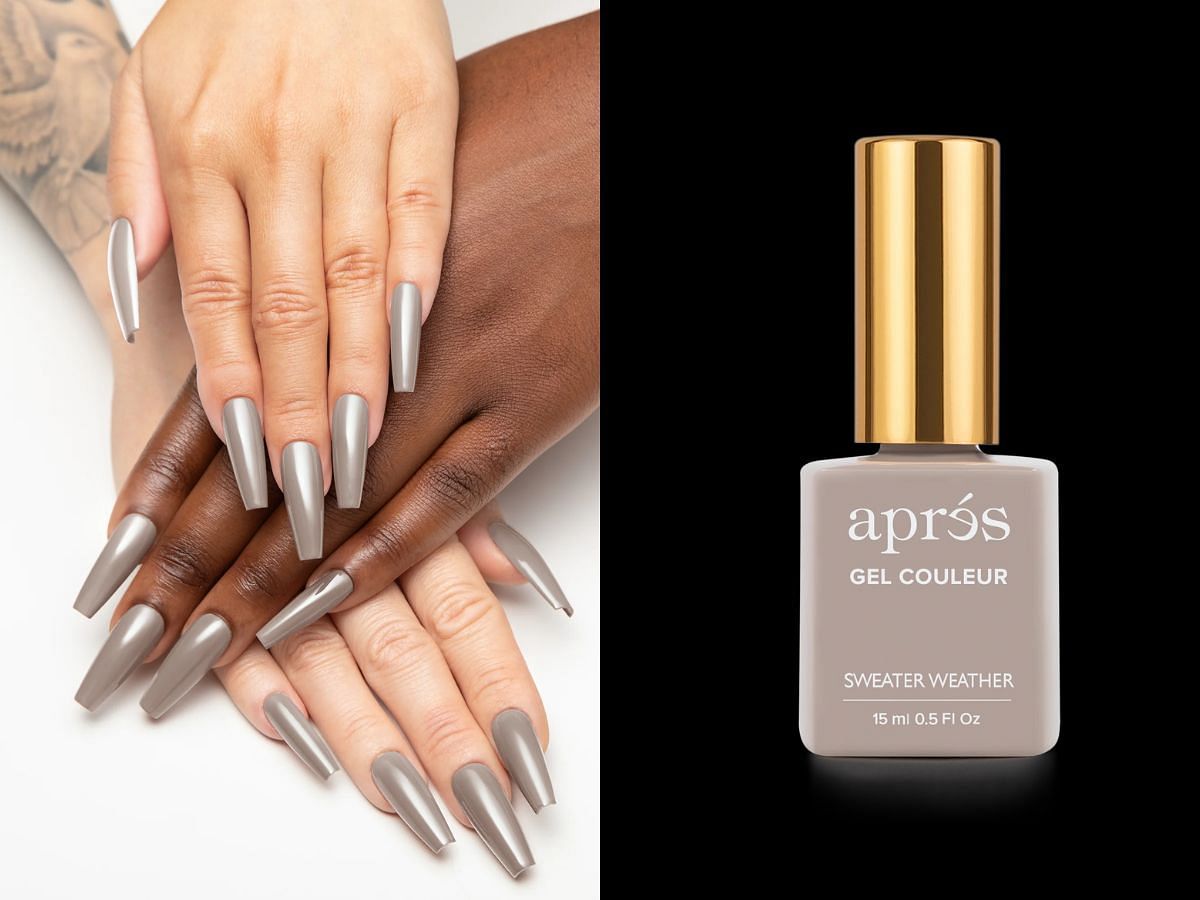 Apr&eacute;s Gel Couleur in the shade Sweater Weather (Image via apresnail.com)