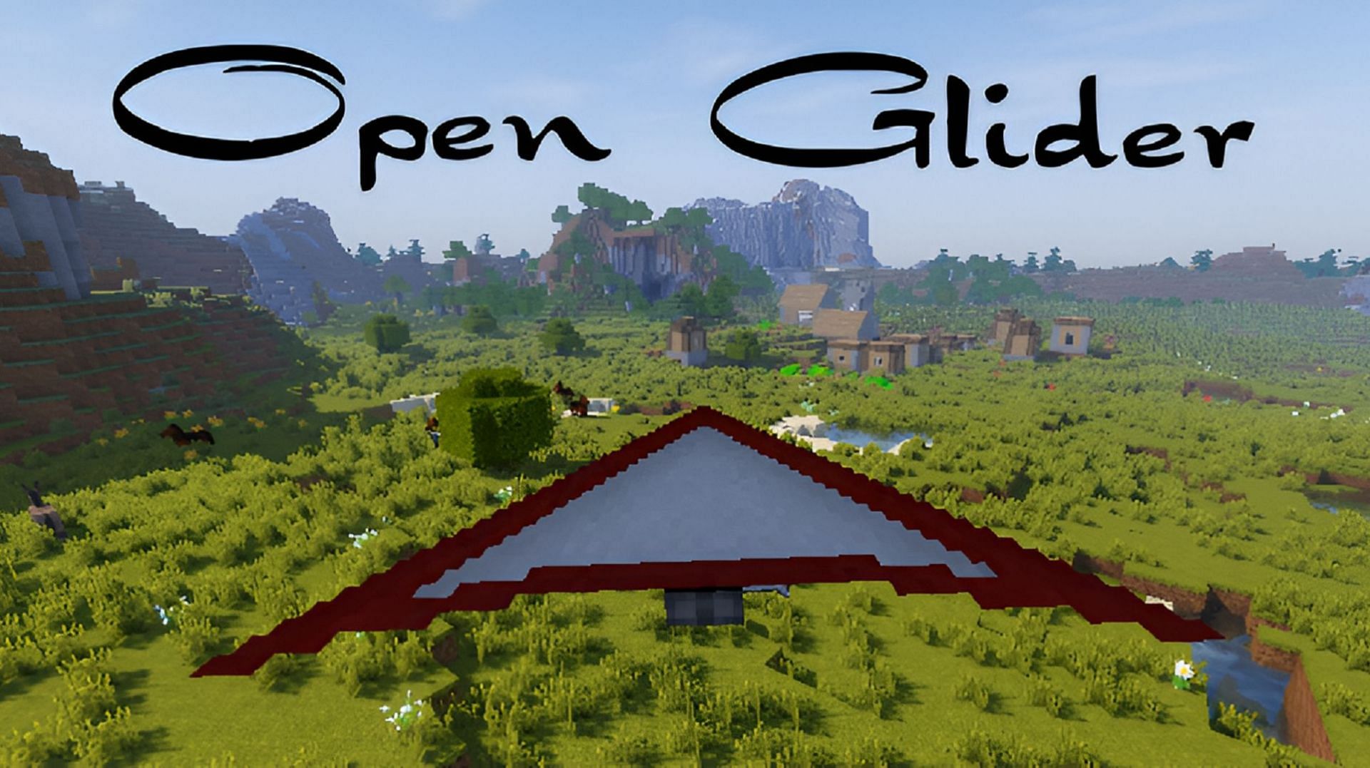 Open Glider is a sub-mod in the OpenBlock mod family (Image via Gr8pefish/CurseForge)