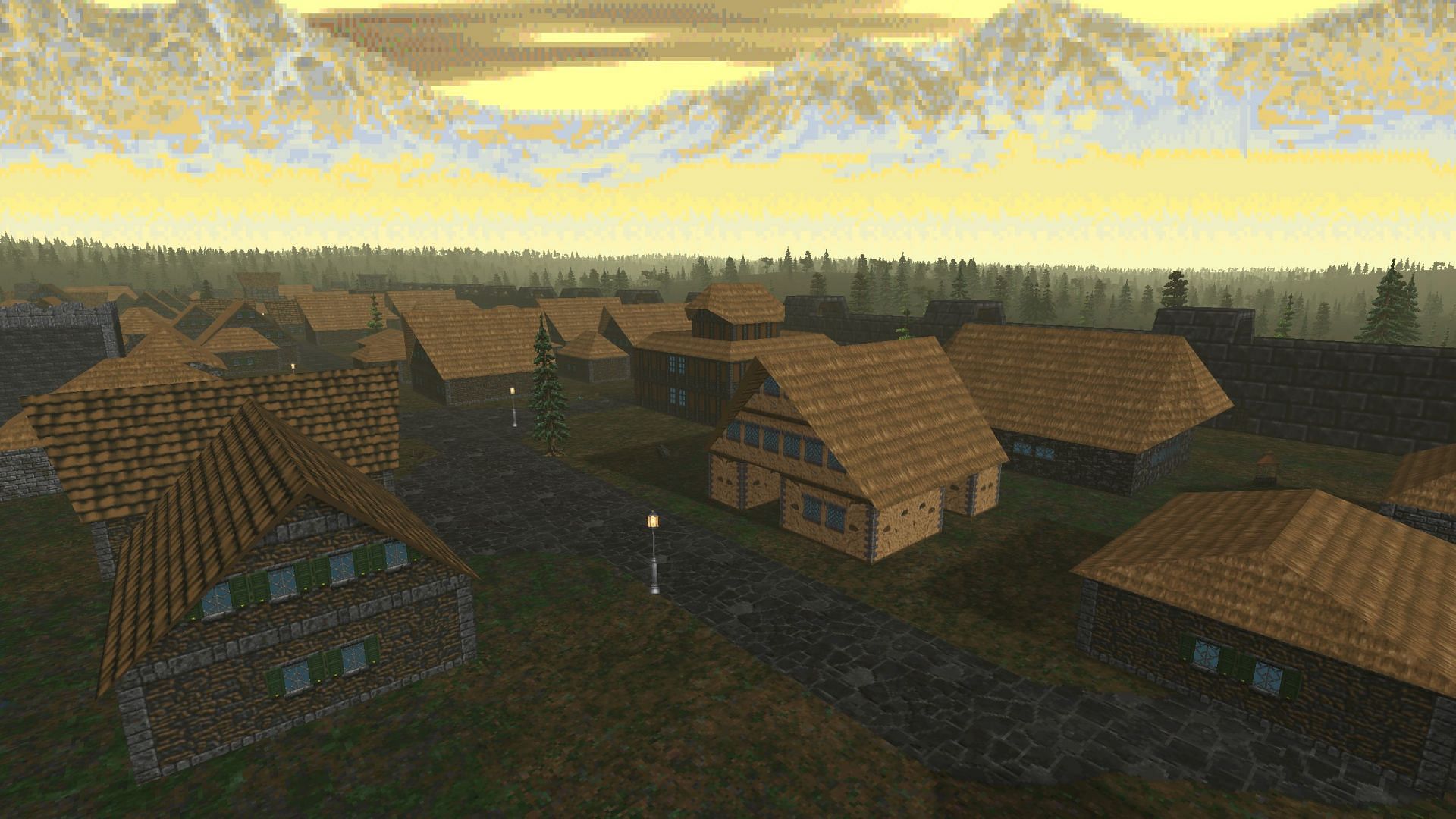 Daggerfall can now be enjoyed on the Unity Engine&#039;s niceties (Image via Daggerfall Unity GitHub)