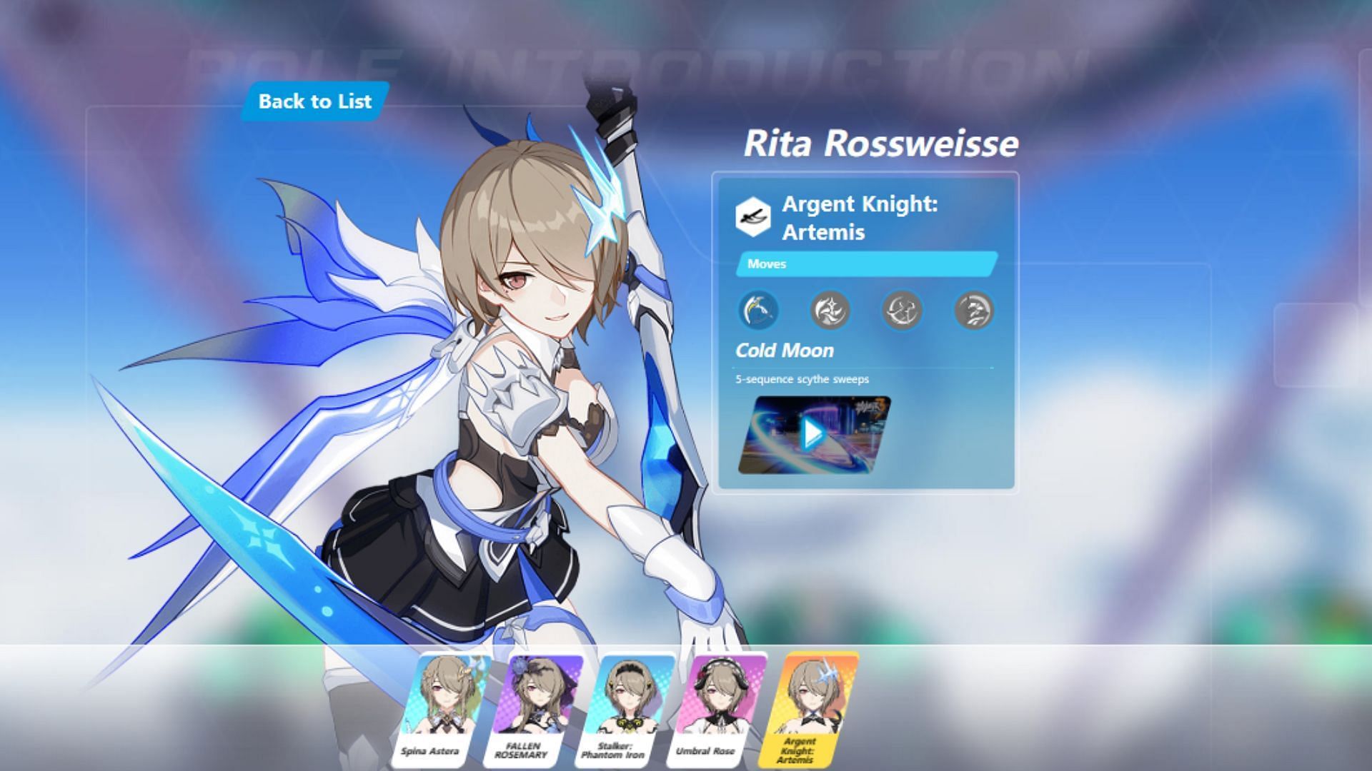 Rita in Honkai Impact 3rd Argent Knight Battlesuit. (Image via miHoYo)