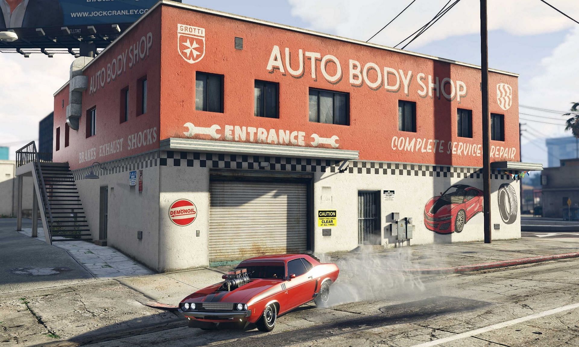 Auto Shops are one of the best businesses in GTA Online (Image via Rockstar Games)
