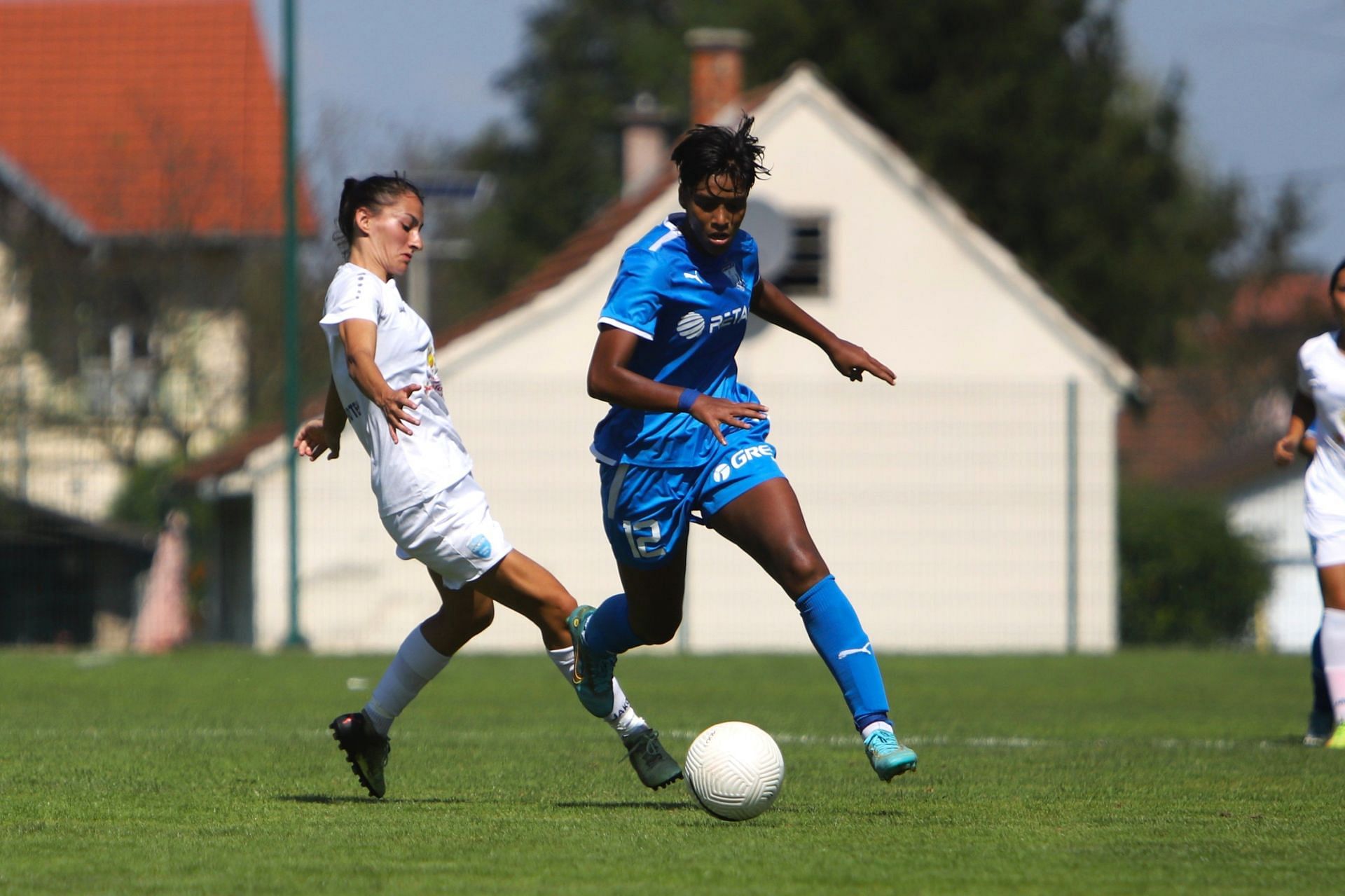 Manisha Kalyan helped her team Apollon Ladies FC to advance into the next stage of the UWCL Qualifiers. (Image - X)