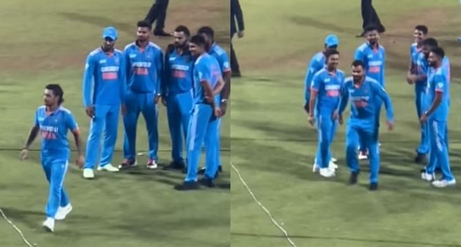 Asia Cup 2023 : इशान किशन ने उतारी विराट कोहली की नकल, किंग कोहली ने भी मजेदार अंदाज में दिया जवाब