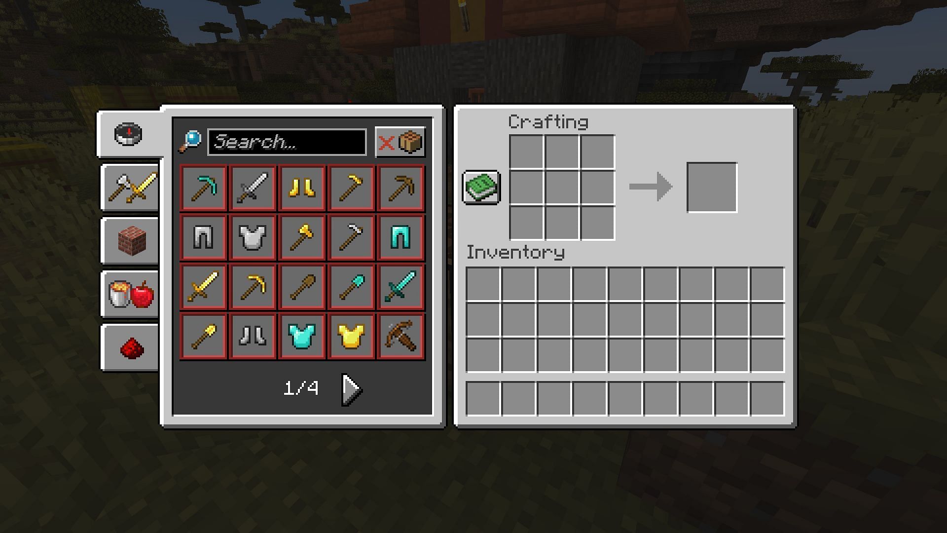 The recipe book is now back to usual (Image via Mojang)